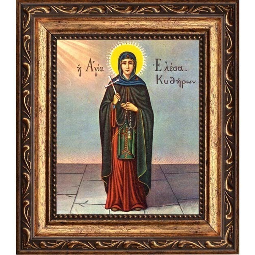 Елеса Киферская мученица. Икона на холсте.
