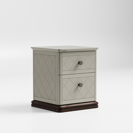 Прикроватная тумба CRYSTAL CRD007 на цоколе