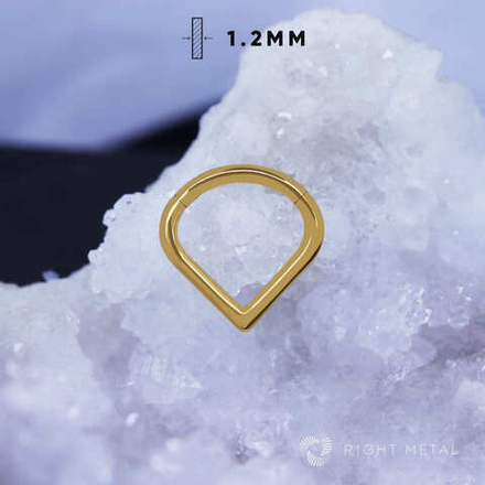 Кликер Drop PVD Yellow 1.2мм