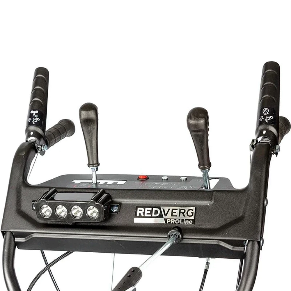 Redverg PROLine RD-SB60/950BS-E бензиновый снегоуборщик 6.5 л.с, ковш 60 см, выброс 15 м, 4 вперед/1 назад
