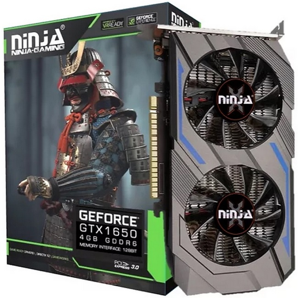 Видеокарта Sinotex Ninja GeForce GTX 1650 4GB GDDR6 (NK165DF46F)