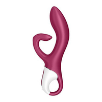 Малиновый вибратор-кролик 21,2см Satisfyer Embrace Me