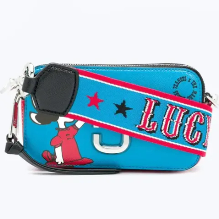 СУМКА PEANUTS X MARC JACOBS THE SNAPSHOT BLUE