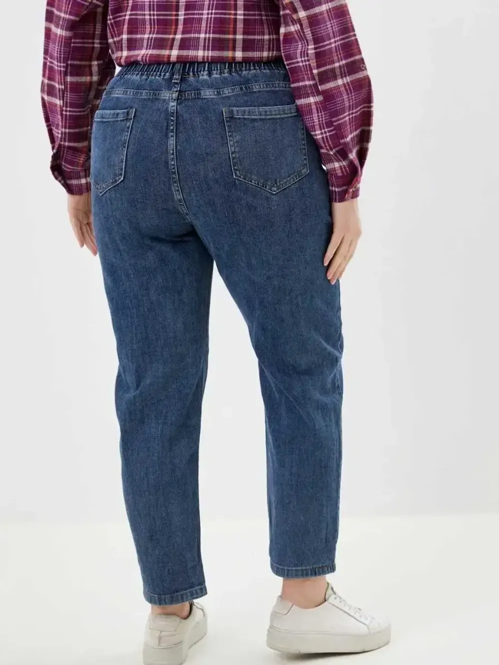 Джинсы на резинке больших размеров