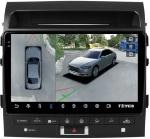 Магнитола для Toyota Land Cruiser 200 2007-2015 (климат на ШГУ, рамка 10) - Teyes CC3-2K-360 QLed Android 10, 6/128Гб, 4G SIM-слот, CarPlay, 4 камеры в комплекте