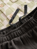 Рубашка и джоггеры в комплекте для мальчика Next E60-679, Светло-салатовый, Темно-серый