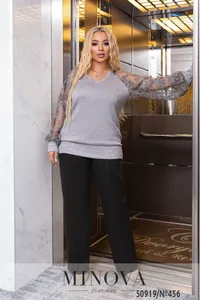 Кофточка 456-серый Minova
