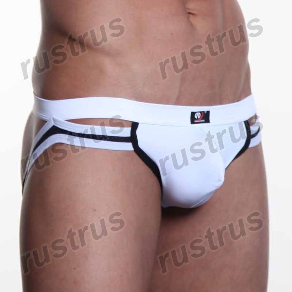 Мужские трусы джоки белые WANGJIANG WG00093