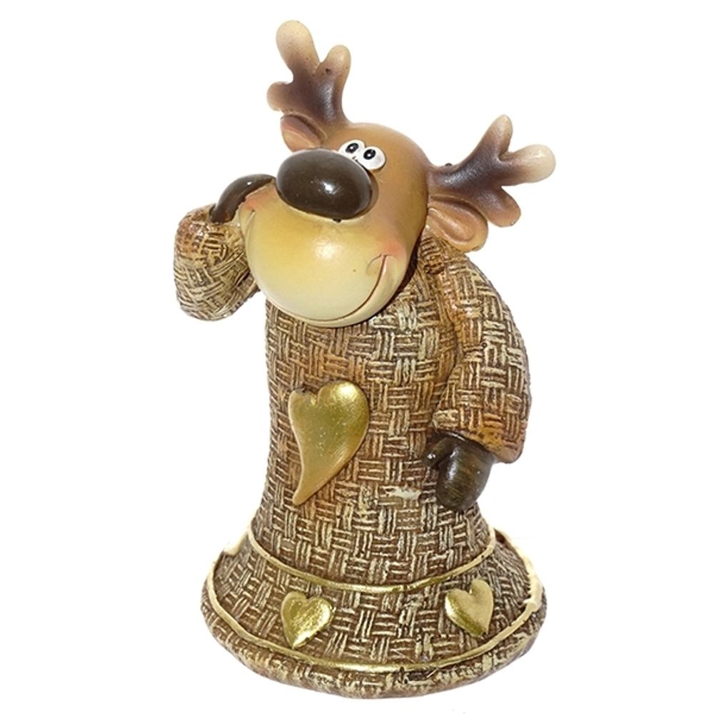 GAEM Фигурка декоративная "Олень", L5,5 W5,5 H9 см, 2в.