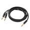 HeadMade Pro 6.3mm - 2x6.3mm Black 3m