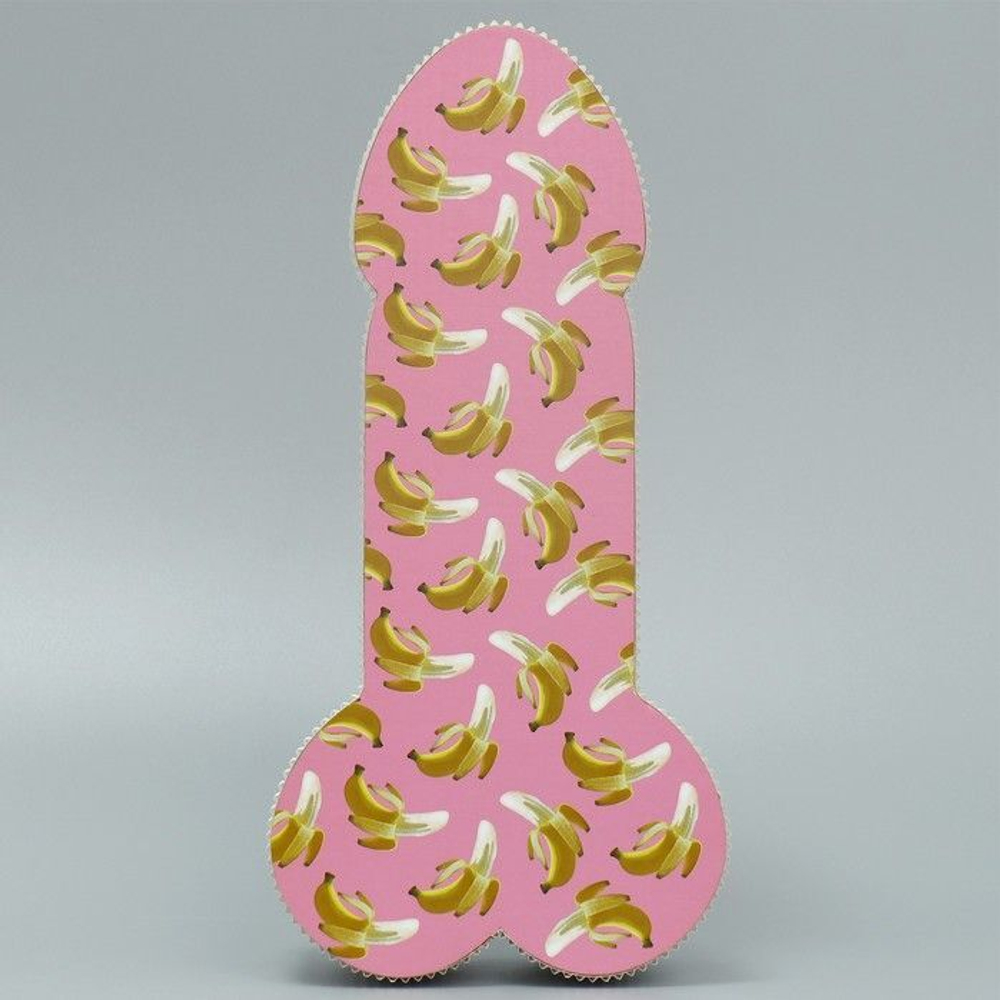 Подарочная коробка «Паттерн» - 12х26х5 см. (Цвет: розовый с белым)