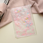 Вкладыш, разделитель, на молнии, с шейкером, розовый, А5 размеры 15х21 см