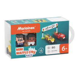 Marioinex - Конструктор Mini Waffle CITY Гонка 80 элементов 903179