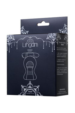 Мастурбатор нереалистичный Lingam by TOYFA Shakti, TPE, прозрачный, 9 см