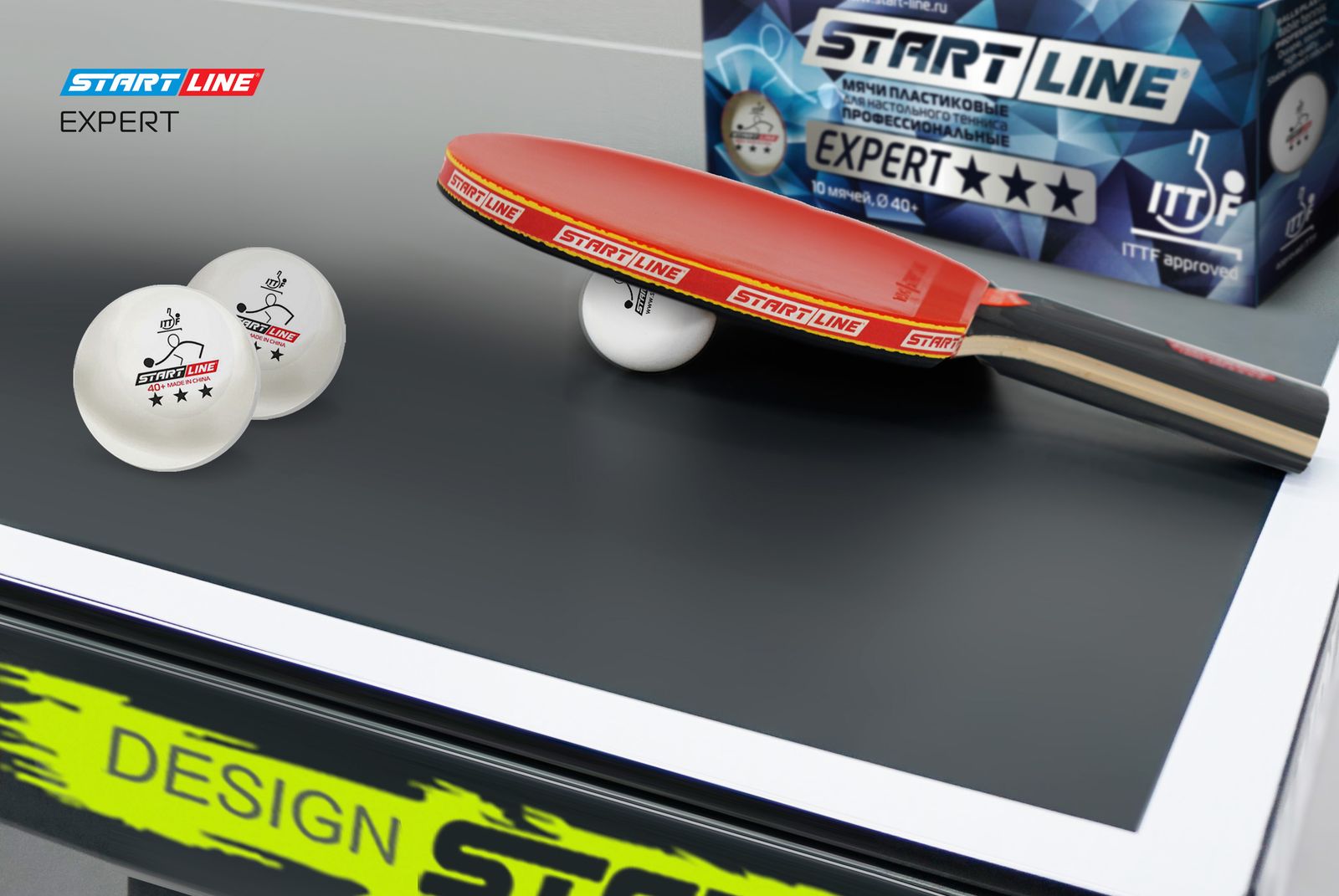 Мячи Start line EXPERT V40+ 3* (ITTF) (10 шт) фото №9