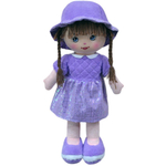 Кукла в платье с блестящей юбкой № 1 21x58x18см. (Hand)