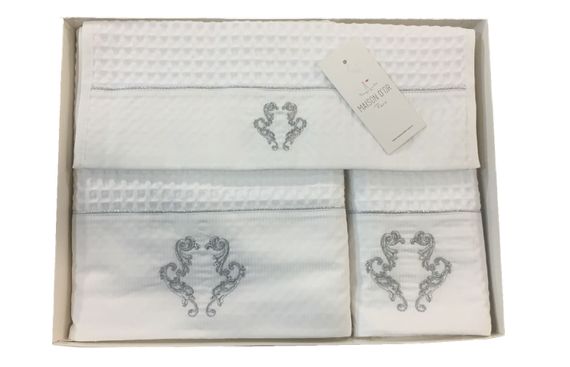 Набор полотенец  BRISE APONE  БРИС АПОНЕ 3пр 40х60 50х100 и 85х150 Maison Dor Турция