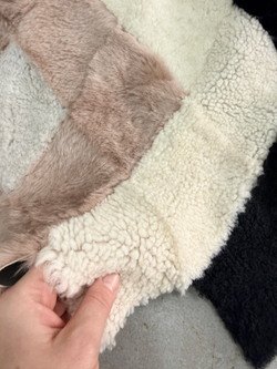 Покрывало меховое ковер из шкуры овчины