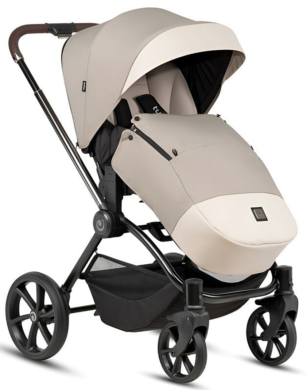 Детская коляска Tutis Gio Plus 3 в 1 с автокреслом Elo Lux EduSky Black 1552180 Beige
