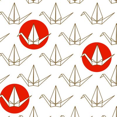 Японские журавлики оригами