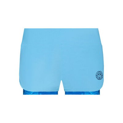 Женские теннисные шорты BIDI BADU Chidera Tech 2in1 Shorts Women - Light Blue, Multicoloured