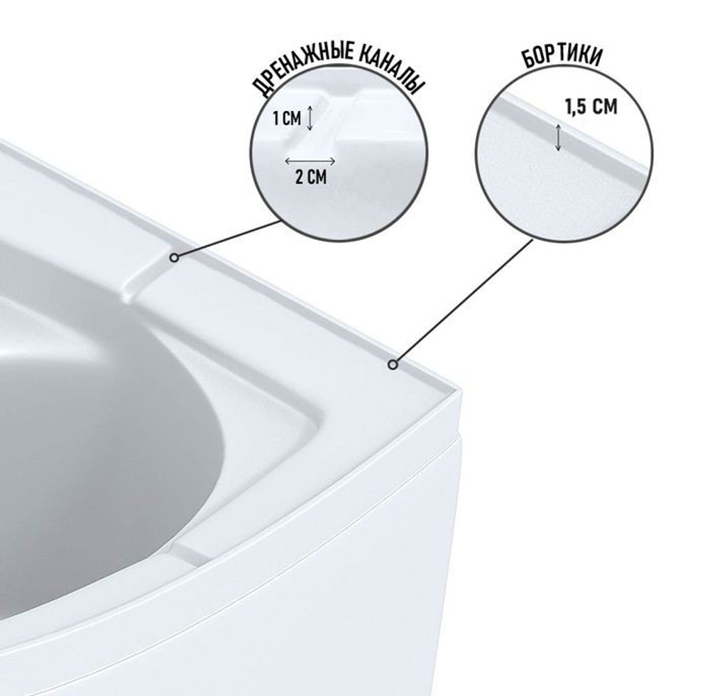 Душевая кабина Niagara (Ниагара) Promo P100/70/26L/MT/BK со средним поддоном, 100х70х195