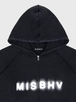 Худи на молнии MISBHV Community Zipped Hoodie Washed Black