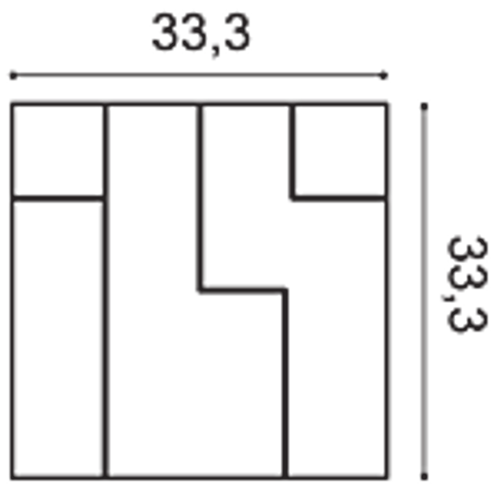 3D Панель W102 CUBI OracDecor