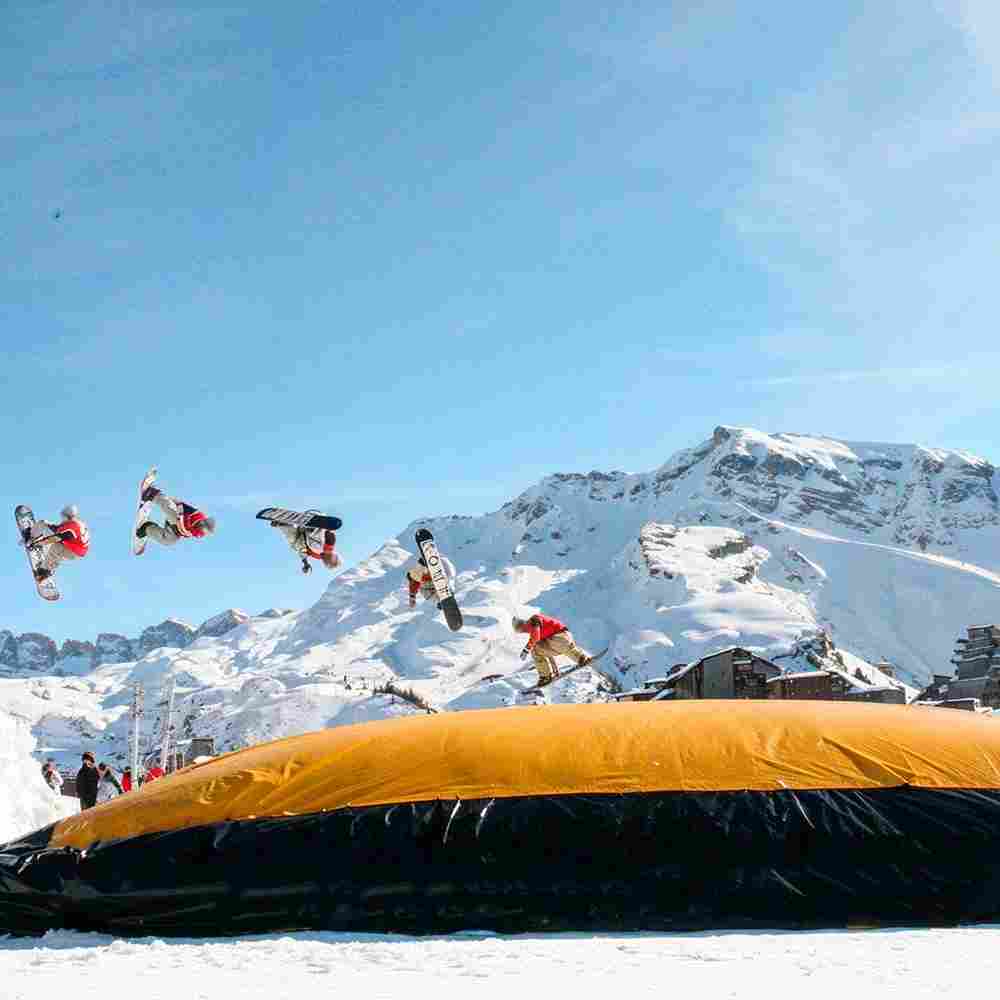 Надувная подушка «FreestyleBag» для фристайла и экстрим-прыжков, 12×8×3,5 м