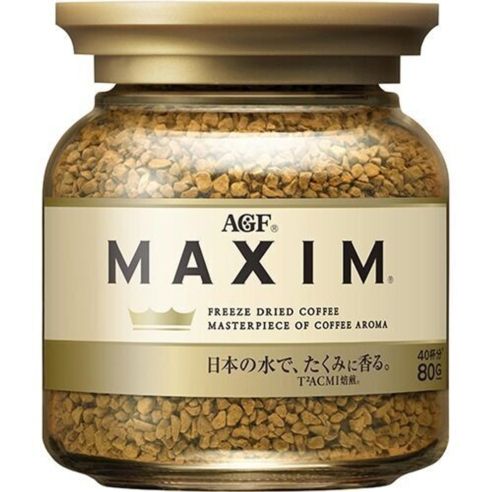 Кофе растворимый сублимированный 80 г AGF Maxim Gold Blend