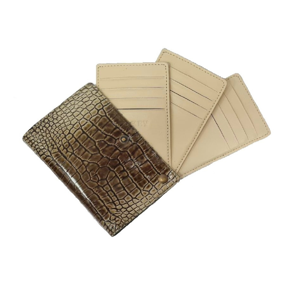 Футляр для визитных карточек «Кайман». Цвет зеленый