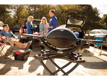 Портативный газовый гриль Weber Q 1200, 1 горелка, чёрный