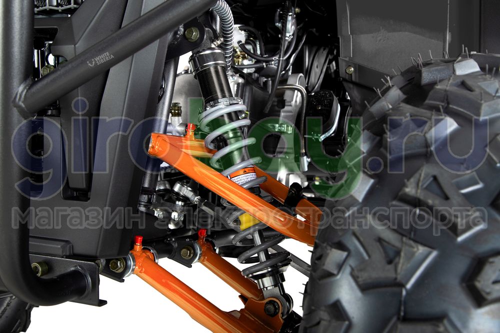 Бензиновый квадроцикл WHITE SIBERIA BARS 200CC PRO (Черный) фото №3