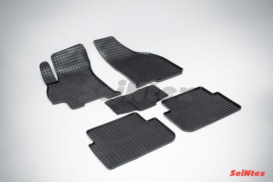 Резиновые коврики в салон Chevrolet Lanos (2005-2009) "Сетка"