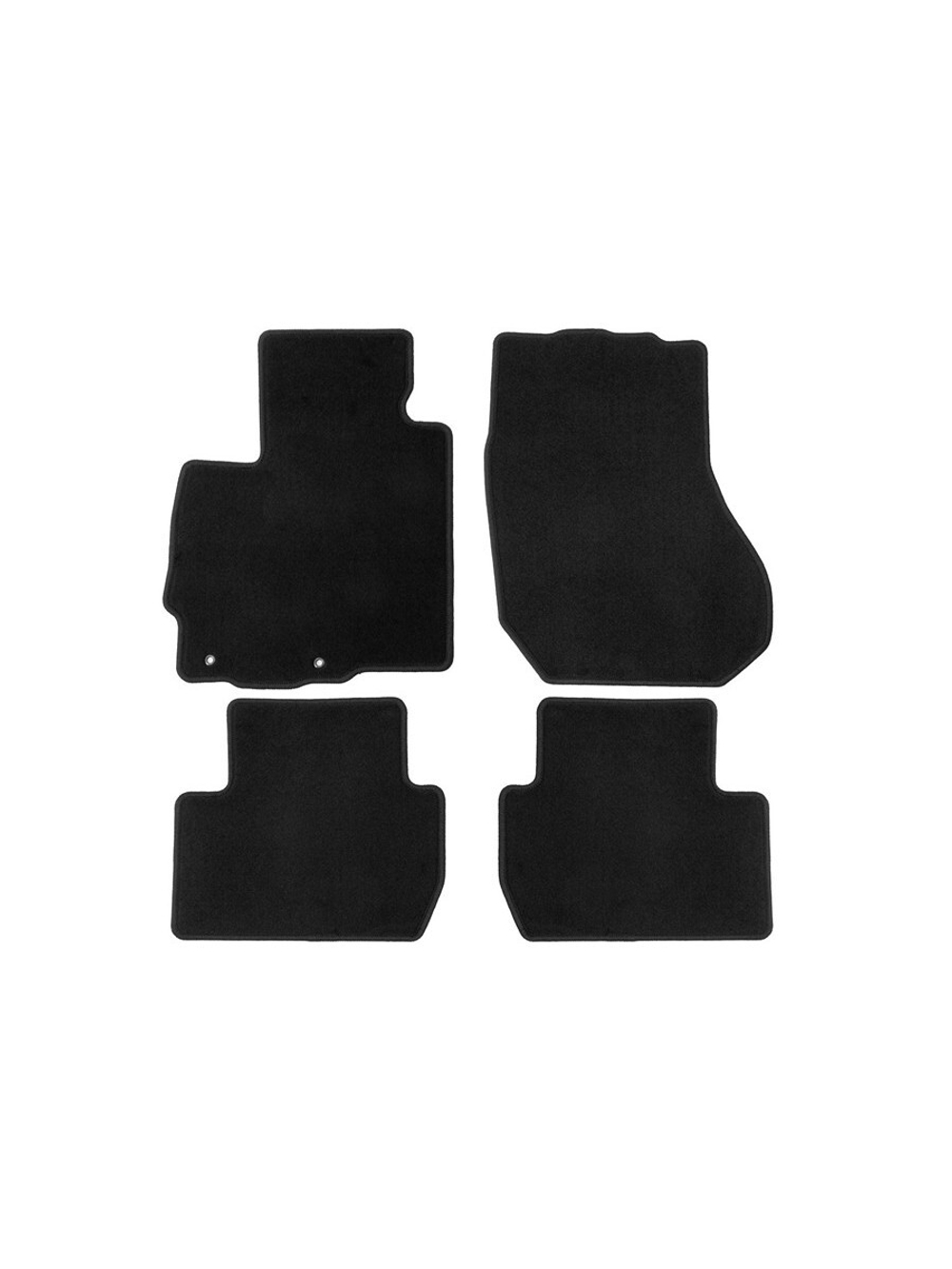 Коврики в салон для PEUGEOT 4007 2007-2012, кроссовер, 4 шт. (текстиль) KLEVER01381001200K