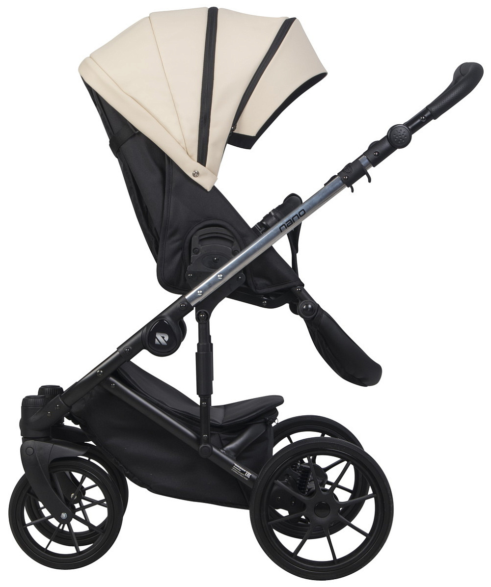 Детская коляска Riko Nano Thermo Ecco 2 в 1 03 Ivory beige (бежевый)