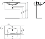 Умывальник Ideal Standard TESI T350901