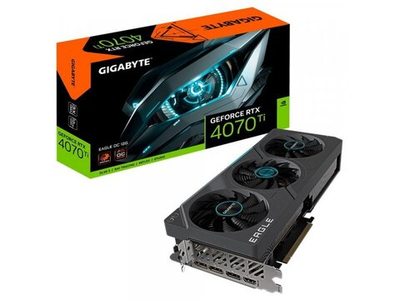 Видеокарта Gigabyte Nvidia GeForce RTX 4070 Ti [GV-N407TEAGLE OC-12GD]