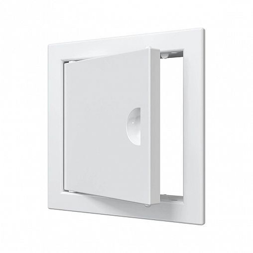 Люк-дверца 122х122 с фланц. ревизионная с ручкой АБС Л1010Р