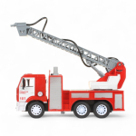 Модель ин. пласт. "Камаз. Пожарная" 26см, свет-звук, двери, коробка KAM-26PLFIR-WAT (Технопарк)