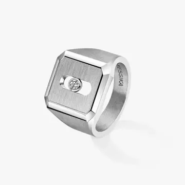 Messika Move Titanium signet ring