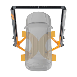 WDK-535 Подъемник двухстоечный с верхней синхронизацией 4,5 тонн, одност. разбл., 380В