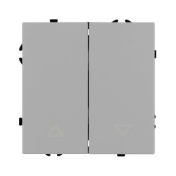 Механизм выключателя управления шторами SWT-NOBE-MKR2-SFPL-IS (230V, 10A) (Arlight, Никель) 059435