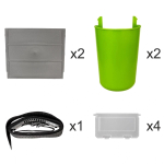 Ящик для зимней рыбалки Helios FishBox (10л) оранжевый