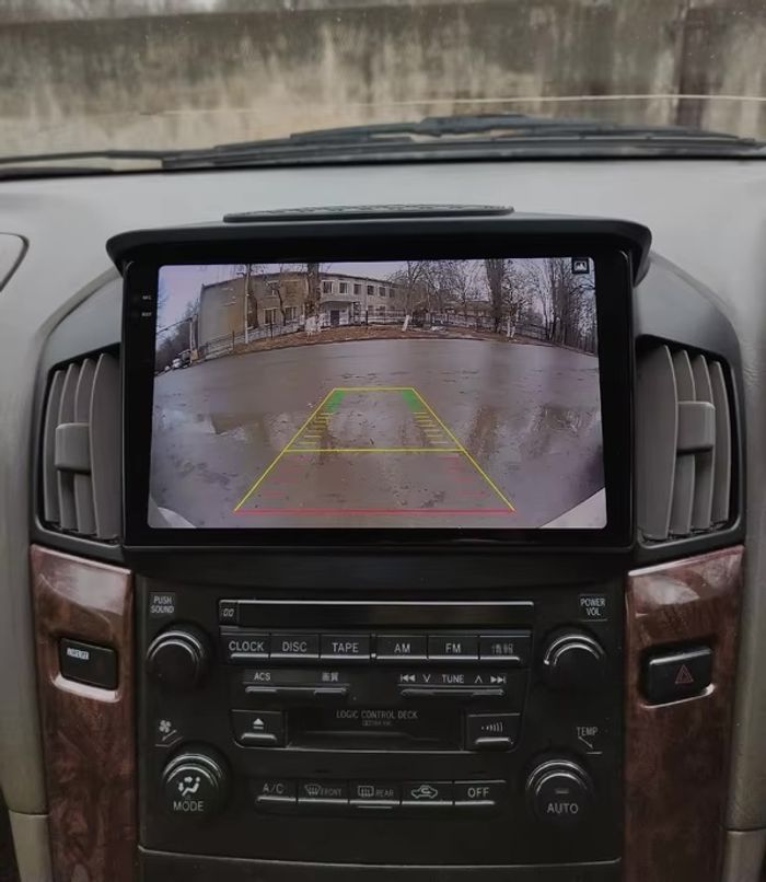 Магнитола для Lexus RX300 U10, Toyota Harrier 1 1997-2003 (взамен монохрома) - FarCar BM9-2K-9598F1 монитор 9.5" 2K QLED на Android 14, Быстрая, CarPlay, 4G SIM-слот
