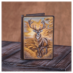 Кожаная обложка на паспорт «Сохатый»