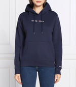 Худи serif linear Tommy Jeans - темно-синий(DW0DW14362)