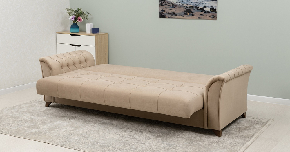 Диван кровать Ирис, Бежевый