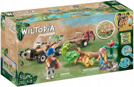 Конструктор Playmobil Wiltopia - квадроцикл для спасения животных - Плеймобиль 71011