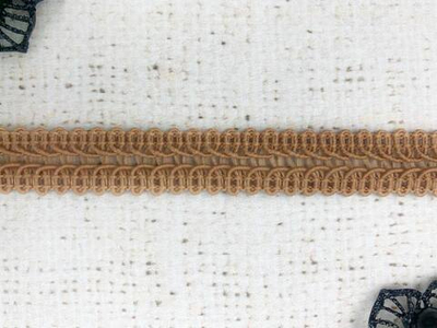 Тесьма отделочная, ш. 1,5 см, тыквенный